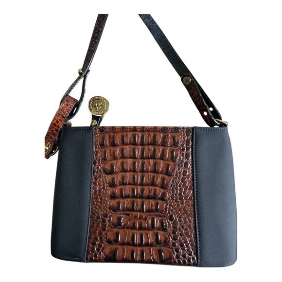 Vintage Brahmin Shoulder Crossbody Bag - Picture 1 of 8